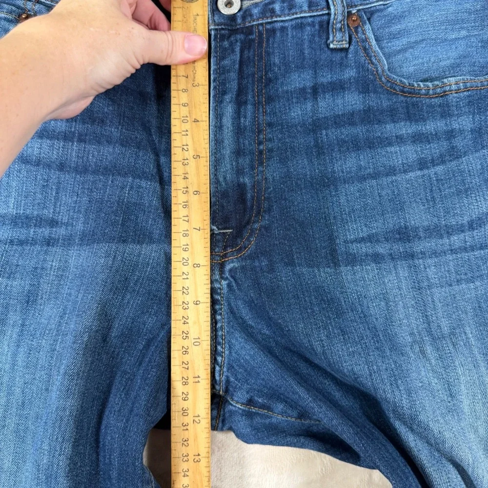 Lucky Brand‎ 361 Vintage Straight Jeans Mens 36x29 Blue Denim Dark Wash Stretch